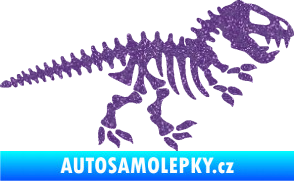 Samolepka Dinosaurus kostra 001 pravá Ultra Metalic fialová