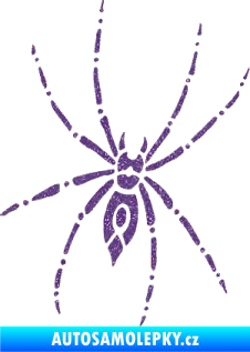 Samolepka Pavouk 011 - pravá Ultra Metalic fialová