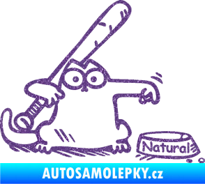 Samolepka Dolej natural pravá Ultra Metalic fialová