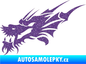 Samolepka Dragon 001 levá Ultra Metalic fialová