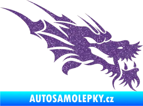 Samolepka Dragon 001 pravá Ultra Metalic fialová