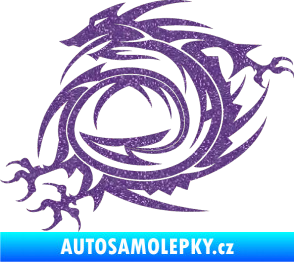 Samolepka Dragon 002 levá Ultra Metalic fialová