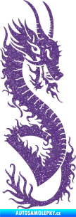 Samolepka Dragon 003 pravá Ultra Metalic fialová