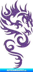 Samolepka Dragon 010 pravá Ultra Metalic fialová
