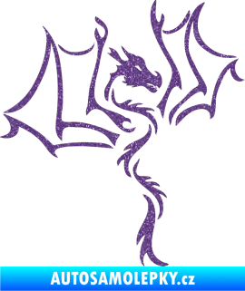 Samolepka Dragon 034 pravá Ultra Metalic fialová