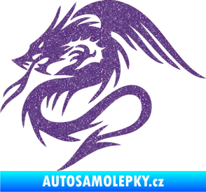Samolepka Dragon 039 levá Ultra Metalic fialová