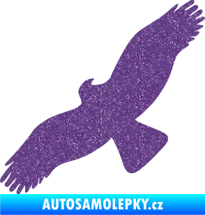 Samolepka Dravec na sklo 001 levá Ultra Metalic fialová