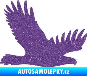 Samolepka Dravec na sklo 004 pravá Ultra Metalic fialová