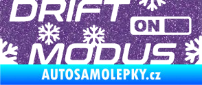 Samolepka Drit mód sníh Ultra Metalic fialová