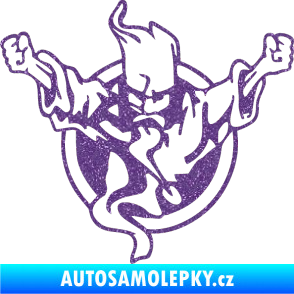 Samolepka Duch 001 levá Ultra Metalic fialová