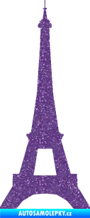Samolepka Eifelova věž 001 Ultra Metalic fialová