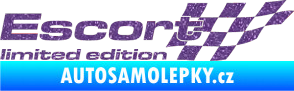 Samolepka Escort limited edition pravá Ultra Metalic fialová