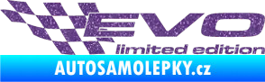 Samolepka Evo limited edition levá Ultra Metalic fialová