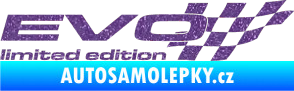Samolepka Evo limited edition pravá Ultra Metalic fialová