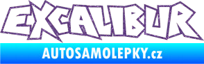 Samolepka Excalibur obrys Ultra Metalic fialová