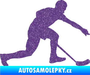 Samolepka Florbal 005 pravá Ultra Metalic fialová