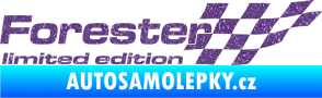 Samolepka Forester limited edition pravá Ultra Metalic fialová