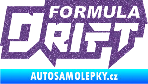 Samolepka Formula drift nápis Ultra Metalic fialová