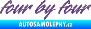 Samolepka Four by four Ultra Metalic fialová
