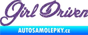 Samolepka Girl driven Ultra Metalic fialová