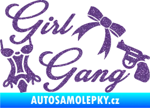 Samolepka Girl gang 001 Ultra Metalic fialová