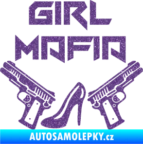 Samolepka Girl mafia 001 Ultra Metalic fialová