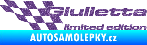 Samolepka Giulietta limited edition levá Ultra Metalic fialová