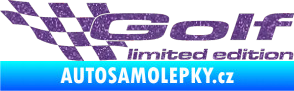 Samolepka Golf limited edition levá Ultra Metalic fialová