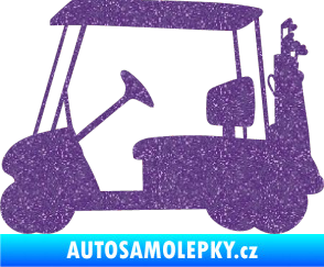 Samolepka Golfista 012 levá vozík Ultra Metalic fialová
