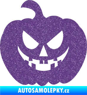 Samolepka Halloween 015 levá dýně Ultra Metalic fialová