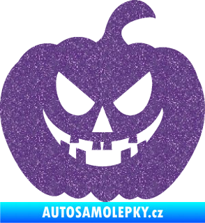 Samolepka Halloween 015 pravá dýně Ultra Metalic fialová