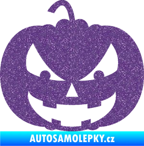 Samolepka Halloween 016 levá dýně Ultra Metalic fialová