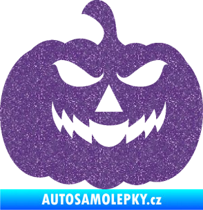 Samolepka Halloween 018 pravá dýně Ultra Metalic fialová