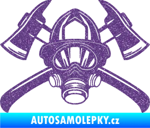 Samolepka Hasič 014 Ultra Metalic fialová
