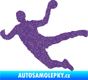Samolepka Házená 002 levá Ultra Metalic fialová