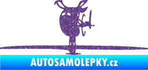 Samolepka Helikoptéra model 001 levá Ultra Metalic fialová