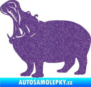 Samolepka Hroch 002 levá Ultra Metalic fialová