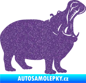 Samolepka Hroch 002 pravá Ultra Metalic fialová
