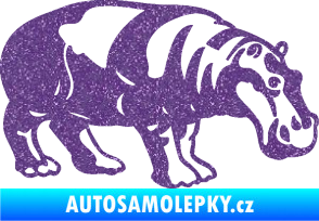 Samolepka Hroch 003 pravá Ultra Metalic fialová