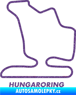 Samolepka Okruh Hungaroring Ultra Metalic fialová