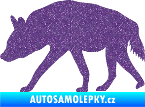 Samolepka Hyena 001 levá Ultra Metalic fialová