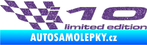 Samolepka i10 limited edition levá Ultra Metalic fialová