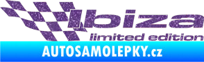 Samolepka Ibiza limited edition levá Ultra Metalic fialová