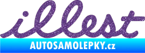 Samolepka Illest 001 Ultra Metalic fialová