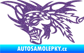 Samolepka Indián 001 levá Ultra Metalic fialová