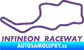 Samolepka Okruh Infineon Raceway Ultra Metalic fialová