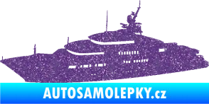 Samolepka Jachta 003 levá Ultra Metalic fialová