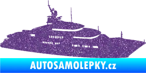 Samolepka Jachta 003 pravá Ultra Metalic fialová