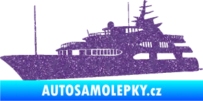Samolepka Jachta 004 levá Ultra Metalic fialová