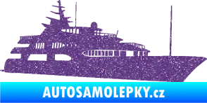 Samolepka Jachta 004 pravá Ultra Metalic fialová